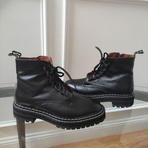 Proenza Schouler Lug Sole Combat Boots black women's 37